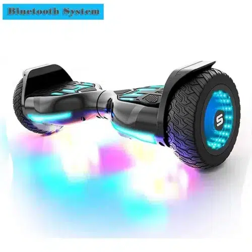 Bluetooth HOVERBOARD SELF BALANCING ELECTRIC SCOOTER WITH POWERFUL MOTOR Heavy Duty Big Size - 8 inch Wheel