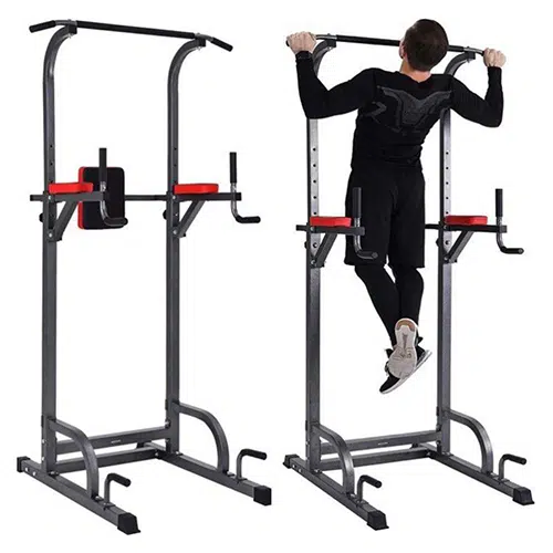 Multi-Function Power Tower Pull-Up & Dip Station