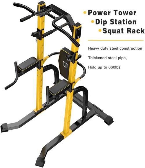 Buy Online HAKENO Power Tower Dip Station Pull-Up Bar - Image 4