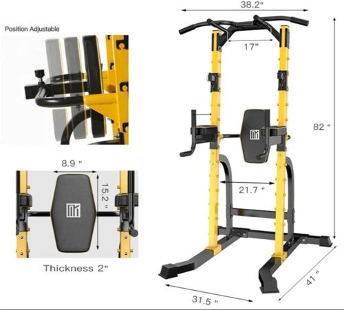 Buy Online HAKENO Power Tower Dip Station Pull-Up Bar - Image 7