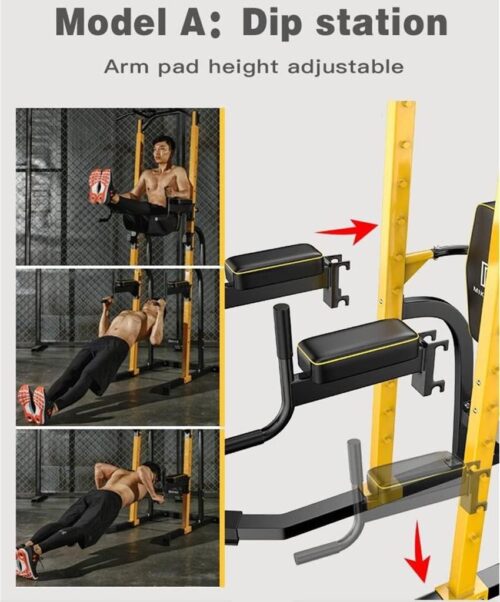 Buy Online HAKENO Power Tower Dip Station Pull-Up Bar - Image 9