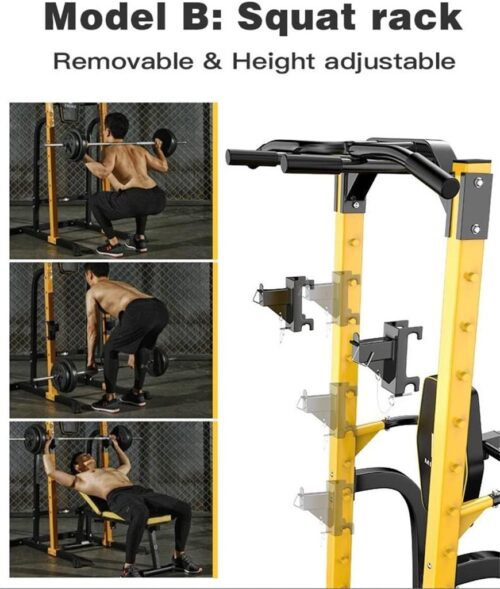 Buy Online HAKENO Power Tower Dip Station Pull-Up Bar - Image 11