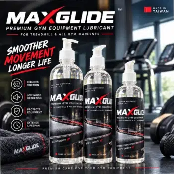 MAXGLIDE Premium Treadmill & Gym Equipment Lubricant | Made in Taiwan 250ML