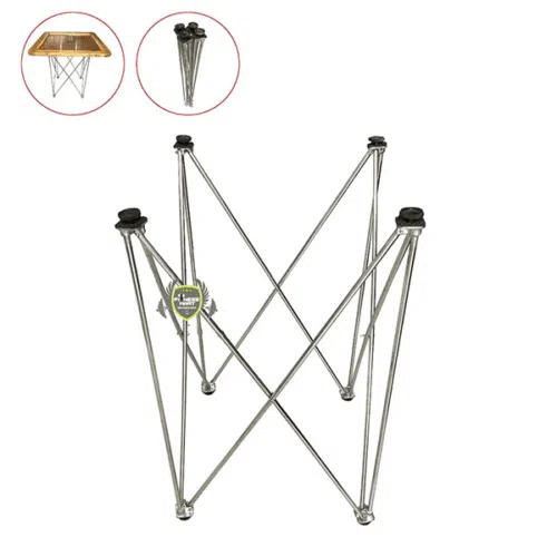 Carom Board Folding Stand - SS - (30-45 inch)