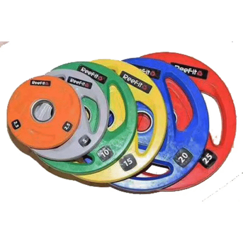 Commercial Gym Use Rubber Coated Color Weight Plates