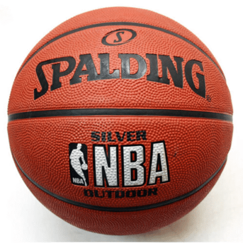 SPALDING SILVER NBA OUTDOOR BASKETBALL BALL SIZE 7 NEW
