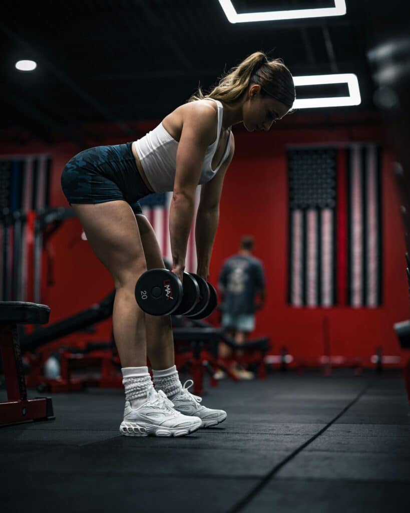 Dumbbell Deadlifts