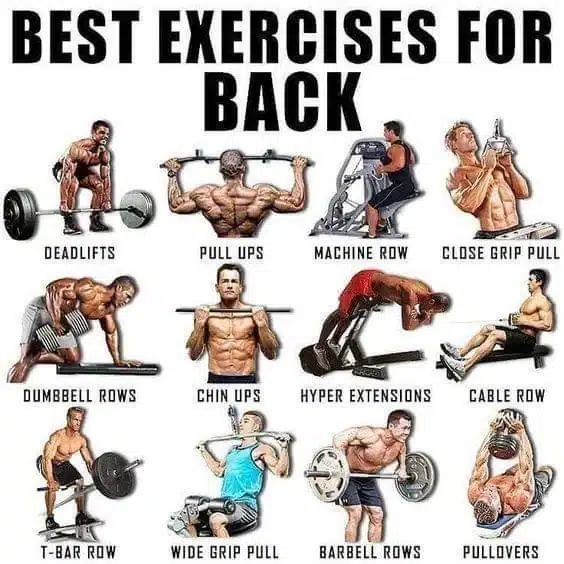 Back exercises step by step sale