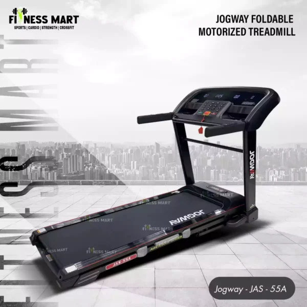 JOGWAY FOLDABLE MOTORIZED TREADMILL-JAS-55A (Jogway Advanced Series-2024)