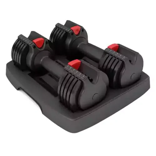 MND Quick Adjustable Dumbbell Set 25.5Lbs-1 Pair (Total 11.5kg) For Men and Women (C73B)