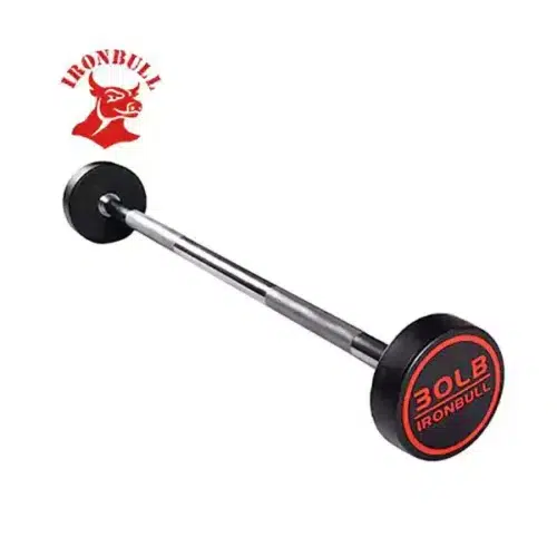IRONBULL Fixed Rubber Barbell (Straight or Curl Handle) 200Kg-IR4203