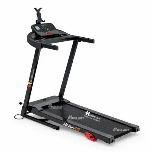 Bluetooth Connected HealthEngine Motorized Treadmill-MOTION-X12