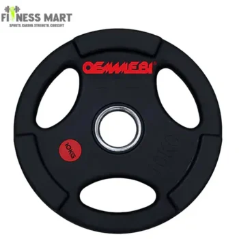 OEMMEBI Olympic Rubber Weight Plate with Stainless Steel Ring (50mm)