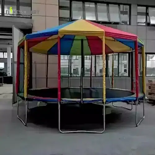 12 Feet Trampoline with Roof