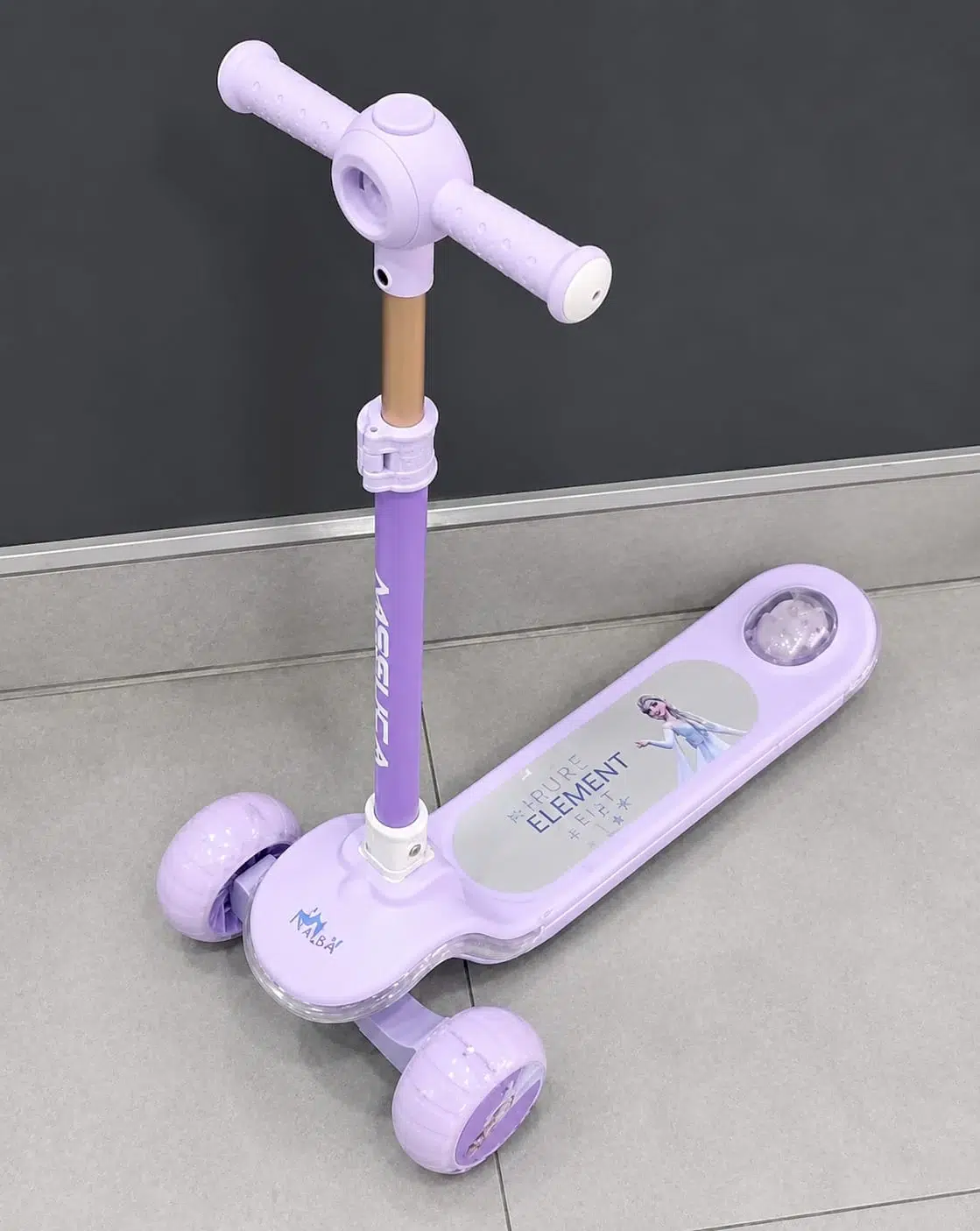 Frozen Princess 3-Wheel Kids Scooter with LED Wheels 1 Frozen Princess 3-Wheel Kids Scooter with LED Wheels