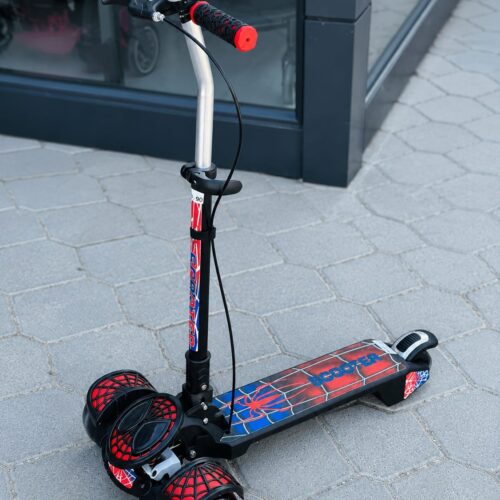 Spider Glide 3-Wheel Kids Scooter with LED Wheels
