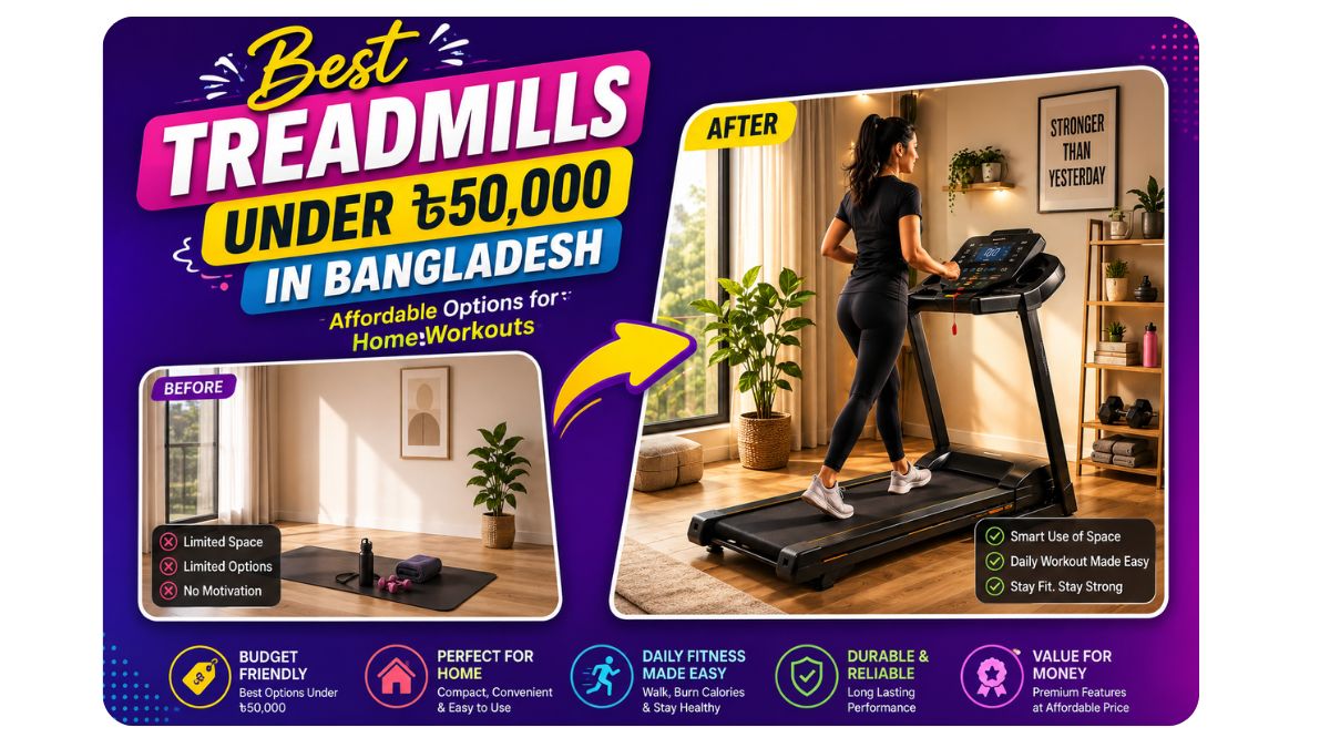Treadmill Under 50000 in Bangladesh