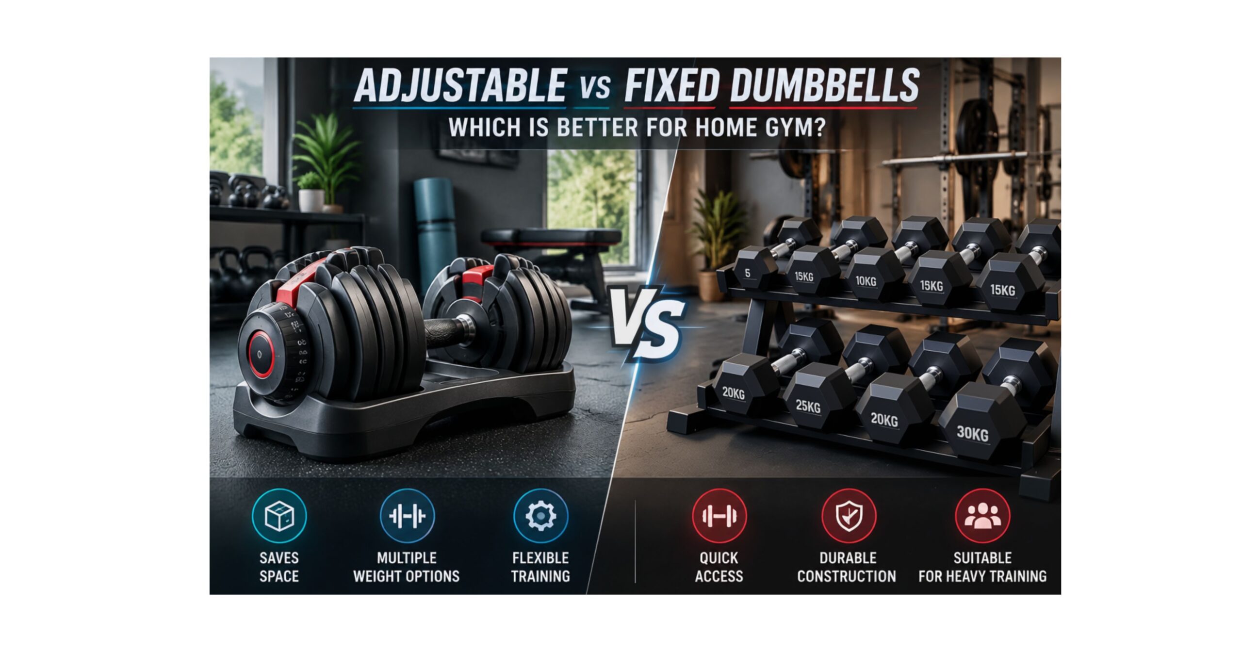 Adjustable vs Fixed Dumbbells Bangladesh