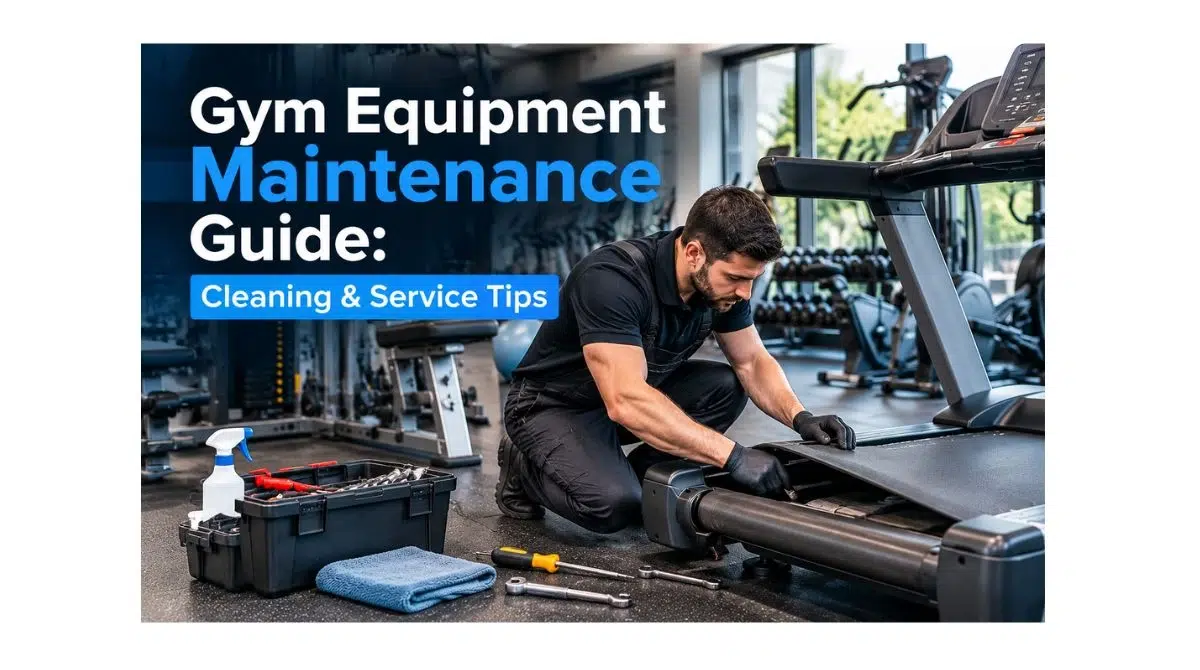Gym equipment maintenance and inspection in a fitness centre