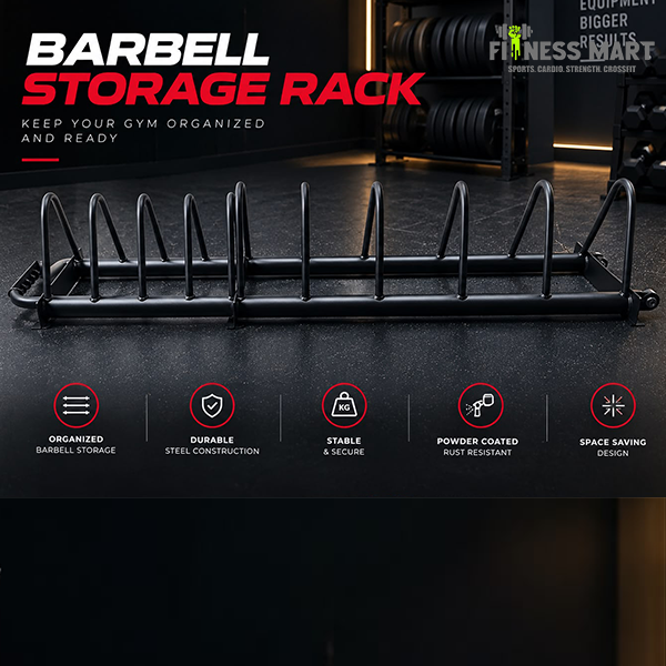 Heavy Duty Barbell Storage Rack – Floor Standing 1 Heavy Duty Barbell Storage Rack – Floor Standing